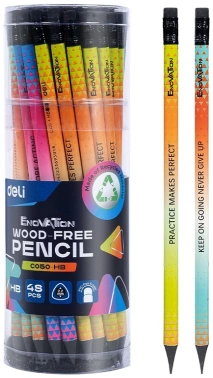 Карандаш ч/г Deli  EC050-HB