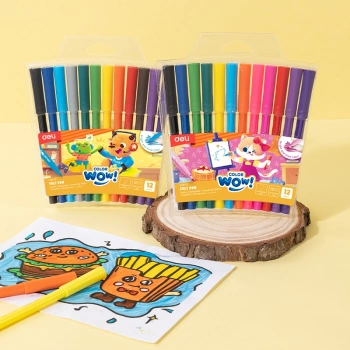 Фломастеры Deli  EC165-12