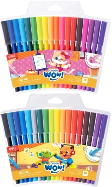 Фломастеры Deli  EC165-18