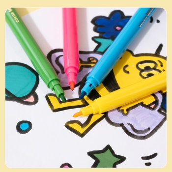 Фломастеры Deli  EC165-18