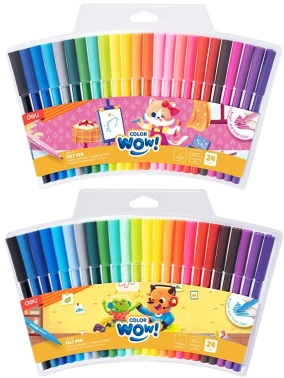 Фломастеры Deli  EC165-24