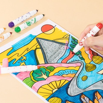 Фломастеры Deli  EC168-8