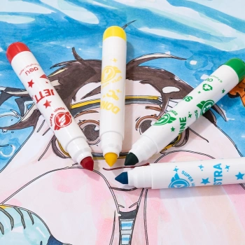 Фломастеры Deli  EC168-8