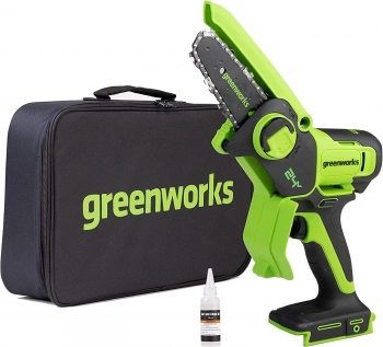 Цепная пила Greenworks  G24MCS10