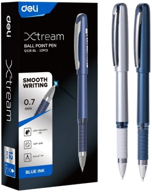 Ручка шариков. Deli EQ126-BL