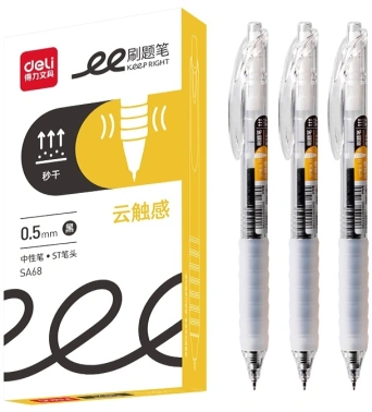 Ручка гелев. автоматическая Deli SA68