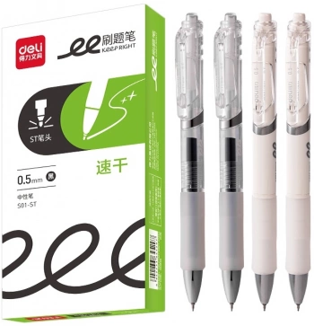 Ручка гелев. автоматическая Deli S01-ST