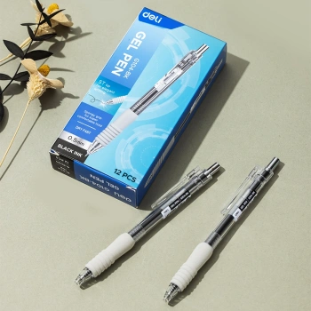 Ручка гелев. автоматическая Deli EG104-BK