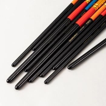 Набор кистей Deli EC407 (наб.10шт) пони кругл.№ 2,3,4,5,6/синт.круг.№2,3,4/плоск.№6,8