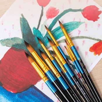 Кисть Deli EC408-4 синтетика круг. №4