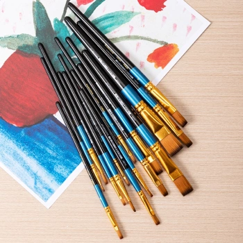 Кисть Deli EC409-2 синтетика плоск. №2