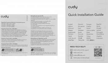 Роутер беспроводной Cudy WR3000E