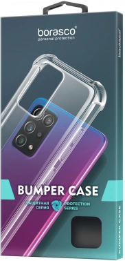 Чехол (клип-кейс) BoraSCO для Samsung Galaxy A06 Bumper Case прозрачный (73832)