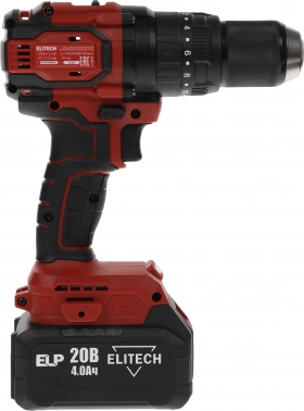 Дрель-шуруповерт Elitech ДА 20УБЛ2 (E2201.047.02)