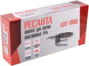 Сварочный аппарат для пластиковых труб Ресанта АСПТ-1000Д