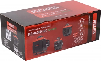Уровень лазер. Ресанта  ПЛ-4Х360ШС