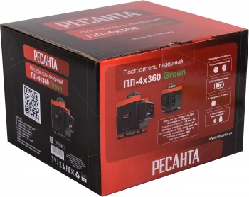Уровень лазер. Ресанта  ПЛ-4Х360