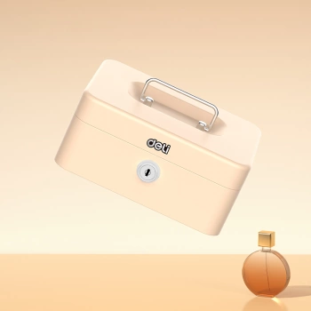 Ящик для денег Deli ET502 9x20x16 бежевый