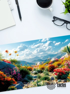 Коврик для мыши Cactus Desert landscape