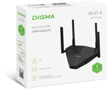 Роутер беспроводной Digma DWR-N302LTE