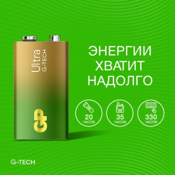 Батарея GP Ultra Alkaline 1604AUA21-5CRSBC1