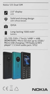 Мобильный телефон Nokia 125 DS TA-1655