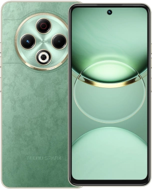 Смартфон Tecno Spark 30 256Gb 8Gb зеленый моноблок 3G 4G 2Sim 6.78