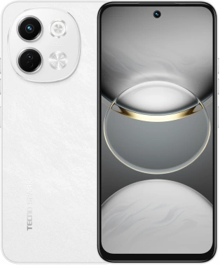 Смартфон Tecno Spark 30 5G 128Gb 6Gb белый моноблок 3G 4G 2Sim 6.67