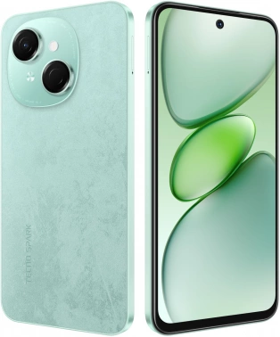 Смартфон Tecno Spark Go 1 128Gb 4Gb зеленый моноблок 3G 4G 2Sim 6.67