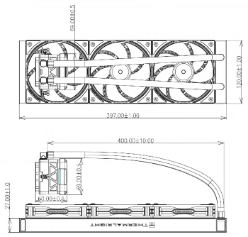 Система водяного охлаждения Thermalright Frozen Warframe Pro 360