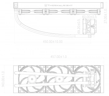 Система водяного охлаждения Thermalright Frozen Warframe 420