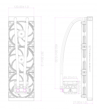 Система водяного охлаждения Thermalright Frozen Warframe 360