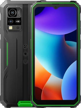 Смартфон Blackview BV4800 Pro 128Gb 4Gb зеленый/черный моноблок 3G 4G 2Sim 6.56
