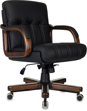 Кресло руководителя Бюрократ  T-9932Walnut-Low