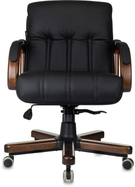 Кресло руководителя Бюрократ  T-9932Walnut-Low