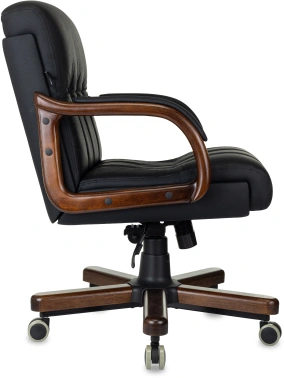 Кресло руководителя Бюрократ  T-9932Walnut-Low