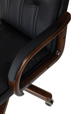 Кресло руководителя Бюрократ  T-9932Walnut-Low