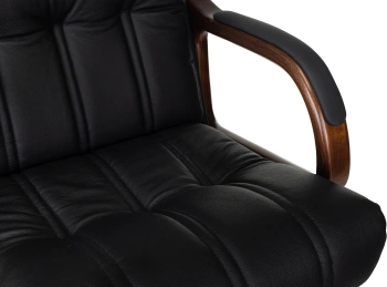 Кресло руководителя Бюрократ  T-9932Walnut-Low