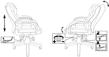 Кресло руководителя Бюрократ  T-9932Walnut-Low