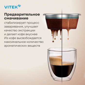 Кофеварка рожковая Vitek VT-CME1501