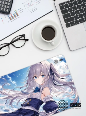 Коврик для мыши Cactus Anime blue