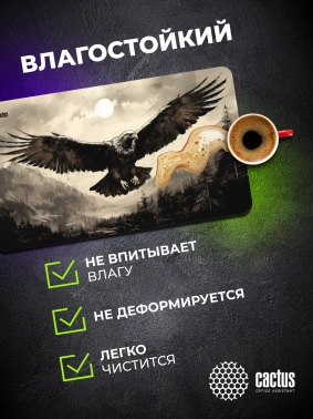 Коврик для мыши Cactus Flying hawk