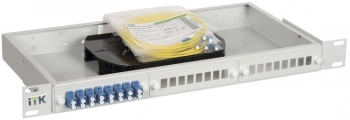 Кросс ITK FOBX24-1U-4LCUD09 1U 24xLC дупл. 9/125 OS1/OS2