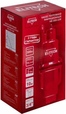 Насос колодезный Elitech НВ 300-10В