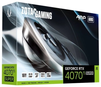 Видеокарта Zotac PCI-E  RTX 4070 Ti SUPER AMP AIRO