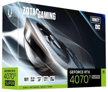 Видеокарта Zotac PCI-E  RTX 4070 Ti SUPER TRINITY OC