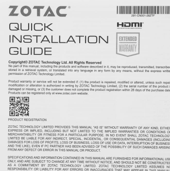 Видеокарта Zotac PCI-E 4.0  RTX 3050 ECO