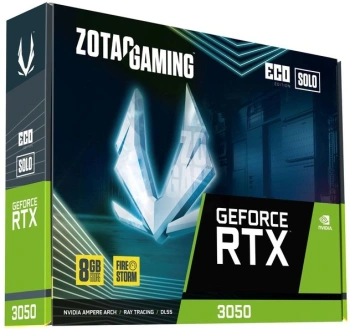 Видеокарта Zotac PCI-E 4.0  RTX 3050 ECO SOLO