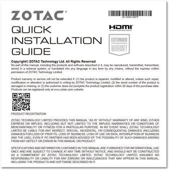 Видеокарта Zotac PCI-E  RTX 3050 TWIN EDGE OC