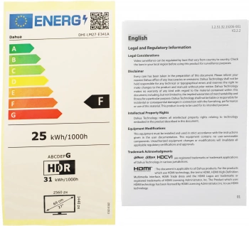 Монитор Dahua 27